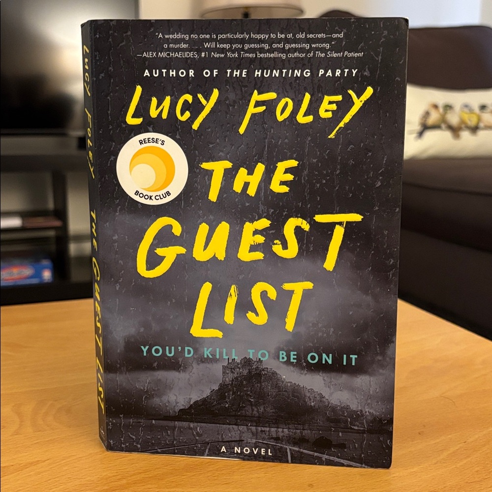 Murder Mystery Novel: The Guest List by Lucy Foley